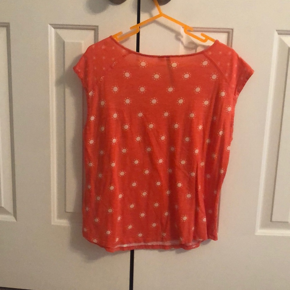 🌞 LC Lauren Conrad Cap Sleeve Top Size M 🌞 - Picture 2 of 6